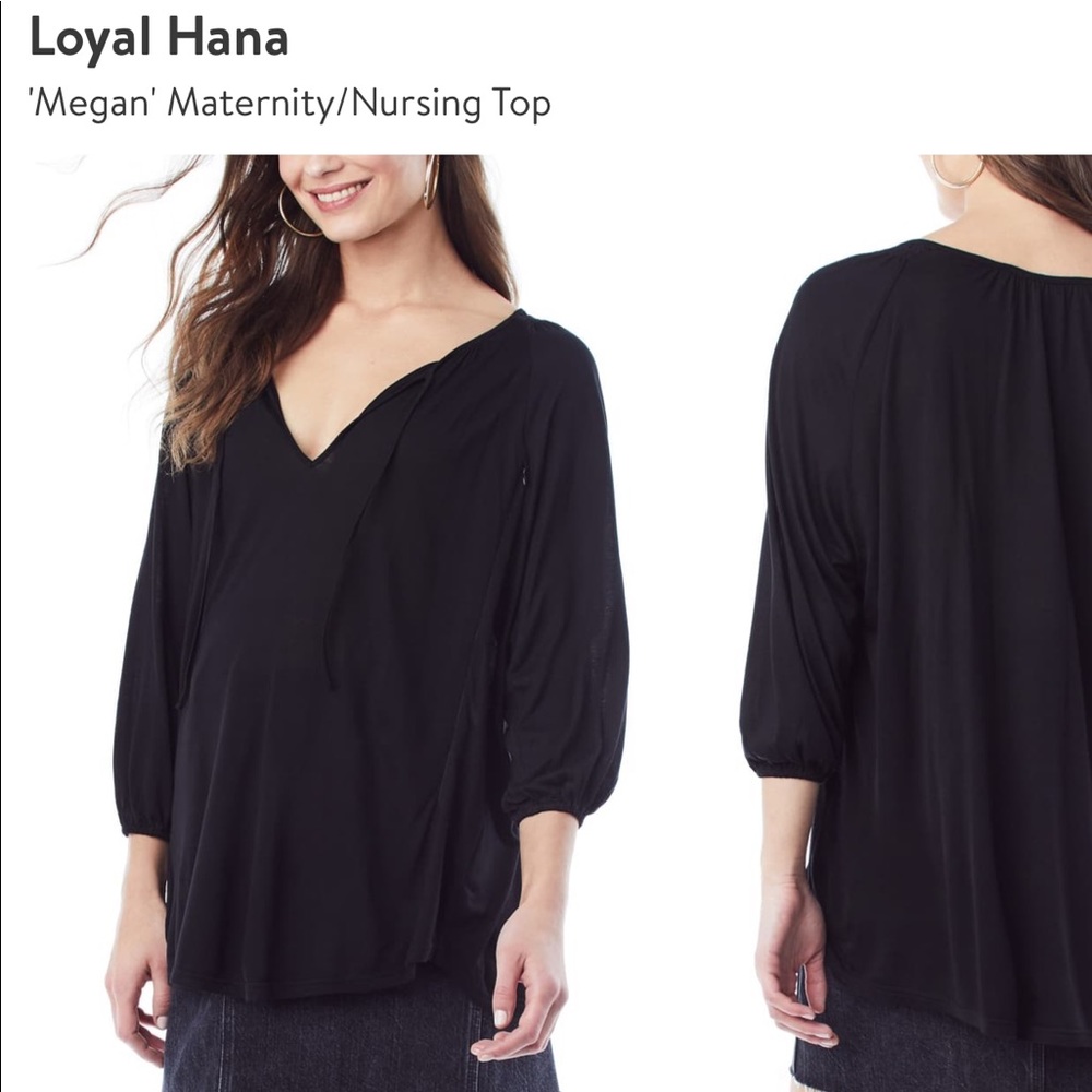Loyal Hana ‘Megan’ Maternity/Nursing Top - Medium